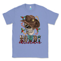 Colony Blue howdy christmas skull Classic Tee - FaDigitalArtStudio