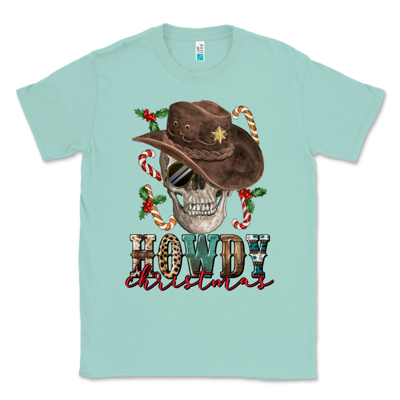 Howdy Christmas Skull Classic Tee by FaDigitalArtStudio | Teevron