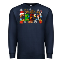 Navy christmas crew Premium Sweatshirt - Zillion Design Studio