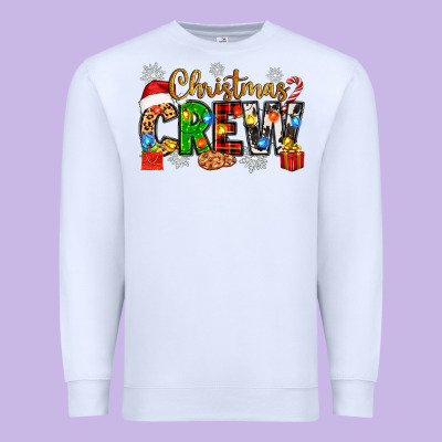Christmas Crew Premium Sweatshirt Designed By Zillion Design Studio
