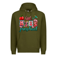 Army Green little miss preschool Premium Hoodie - AdoDesignShop