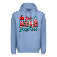 Colony Blue little miss preschool Premium Hoodie - AdoDesignShop