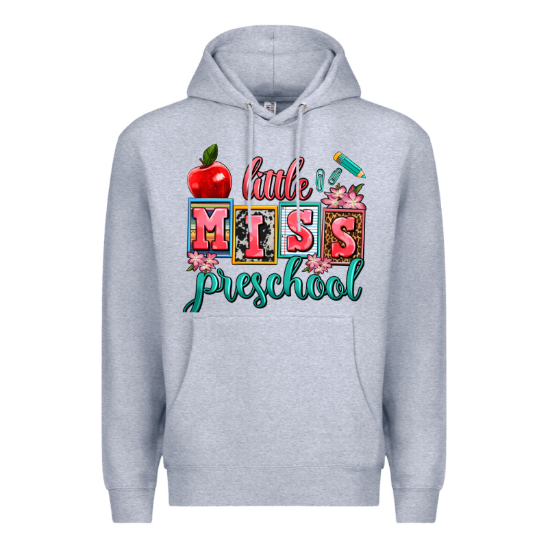 Little Miss Preschool Premium Hoodie by AdoDesignShop | Teevron