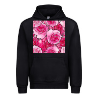 Valentines Day All Dress Up Roses Seamless Pattern Urban Hoodie | Teevron