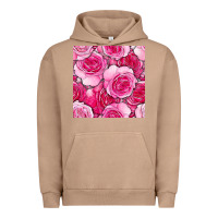 Pigment Burro valentines day all dress up roses seamless pattern Urban Hoodie - BundleAndBundleShop