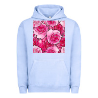 Pigment Grape Ice valentines day all dress up roses seamless pattern Urban Hoodie - BundleAndBundleShop