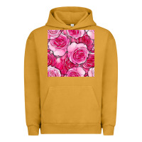 Pigment Peanut Butter valentines day all dress up roses seamless pattern Urban Hoodie - BundleAndBundleShop