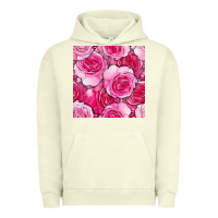 Pigment Pistachio valentines day all dress up roses seamless pattern Urban Hoodie - BundleAndBundleShop