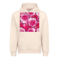 Sandshell valentines day all dress up roses seamless pattern Urban Hoodie - BundleAndBundleShop