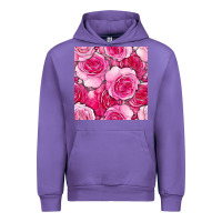 Tulip valentines day all dress up roses seamless pattern Urban Hoodie - BundleAndBundleShop