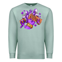 Seafoam domestic violence afro girl sneakers Premium Sweatshirt - RanaPortraitStore
