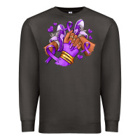 Smoke domestic violence afro girl sneakers Premium Sweatshirt - RanaPortraitStore