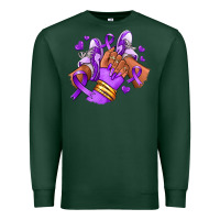 Sports Green domestic violence afro girl sneakers Premium Sweatshirt - RanaPortraitStore