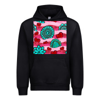 Black valentines day turquoise gemstone  and hearts Urban Hoodie - BundleAndBundleShop
