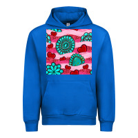 Cobalt valentines day turquoise gemstone  and hearts Urban Hoodie - BundleAndBundleShop