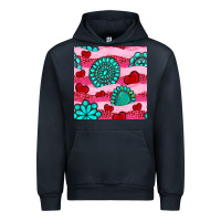 Navy valentines day turquoise gemstone  and hearts Urban Hoodie - BundleAndBundleShop