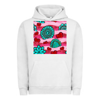 Pigment Lunar Rock valentines day turquoise gemstone  and hearts Urban Hoodie - BundleAndBundleShop