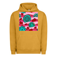 Pigment Peanut Butter valentines day turquoise gemstone  and hearts Urban Hoodie - BundleAndBundleShop