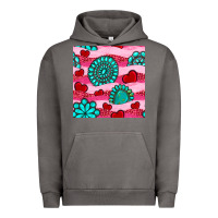 Pigment Tornado valentines day turquoise gemstone  and hearts Urban Hoodie - BundleAndBundleShop
