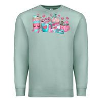 Seafoam lash hustler coffee cups Premium Sweatshirt - texasbilliewilder