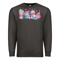 Smoke lash hustler coffee cups Premium Sweatshirt - texasbilliewilder
