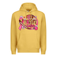 Antique Gold breast cancer go fight cure football Premium Hoodie - JahusDesignShop