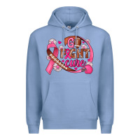 Colony Blue breast cancer go fight cure football Premium Hoodie - JahusDesignShop