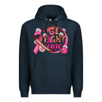 Navy breast cancer go fight cure football Premium Hoodie - JahusDesignShop