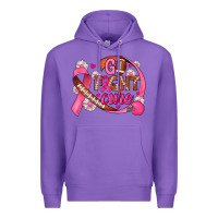 Purple breast cancer go fight cure football Premium Hoodie - JahusDesignShop