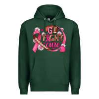 Sports Green breast cancer go fight cure football Premium Hoodie - JahusDesignShop