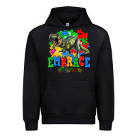 Black embrace difference Urban Hoodie - AdoDesignShop