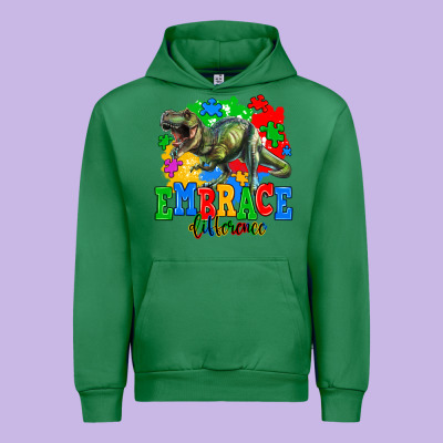 Embrace Difference Urban Hoodie Designed By Adodesignshop