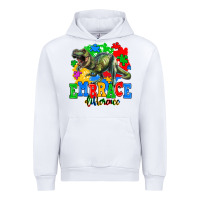 White embrace difference Urban Hoodie - AdoDesignShop