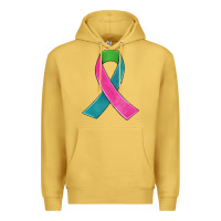 Antique Gold metastatic breast cancer ribbon Premium Hoodie - JahusDesignShop