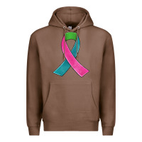 Chestnut metastatic breast cancer ribbon Premium Hoodie - JahusDesignShop