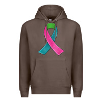 Coffee metastatic breast cancer ribbon Premium Hoodie - JahusDesignShop