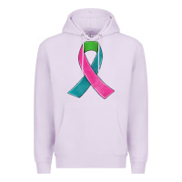 Lilac metastatic breast cancer ribbon Premium Hoodie - JahusDesignShop