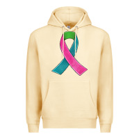 Pina Colada metastatic breast cancer ribbon Premium Hoodie - JahusDesignShop