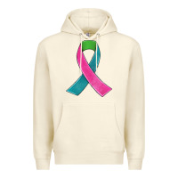 Sandshell metastatic breast cancer ribbon Premium Hoodie - JahusDesignShop