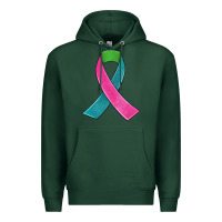 Sports Green metastatic breast cancer ribbon Premium Hoodie - JahusDesignShop
