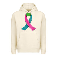 Tofu metastatic breast cancer ribbon Premium Hoodie - JahusDesignShop