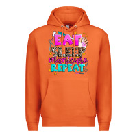 Carrot eat sleep manicure repeat Premium Hoodie - AdoDesignShop