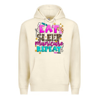 Sandshell eat sleep manicure repeat Premium Hoodie - AdoDesignShop