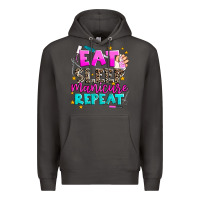 Smoke eat sleep manicure repeat Premium Hoodie - AdoDesignShop
