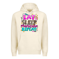Tofu eat sleep manicure repeat Premium Hoodie - AdoDesignShop