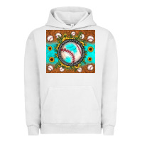 Pigment Lunar Rock baseball turquoise sunflower Urban Hoodie - JahusDesignShop