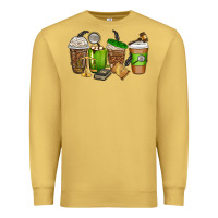 Antique Gold lawyer coffee cups Premium Sweatshirt - texasbilliewilder