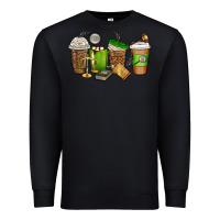 Black lawyer coffee cups Premium Sweatshirt - texasbilliewilder