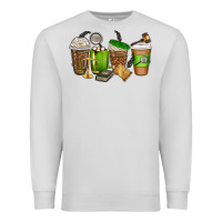 Dove Grey lawyer coffee cups Premium Sweatshirt - texasbilliewilder