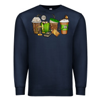 Navy lawyer coffee cups Premium Sweatshirt - texasbilliewilder